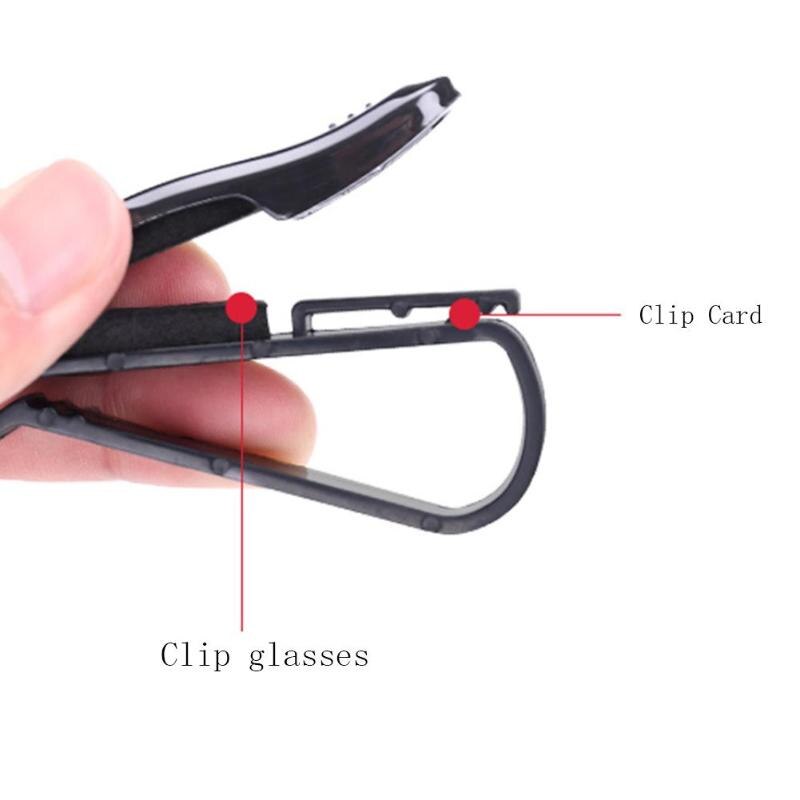 5/10pcs Universal Car Auto Fastener Clip ABS Car Vehicle Sun Visor Sunglasses Eyeglasses Glasses Ticket Pen Portable Clip Holder - ebowsos