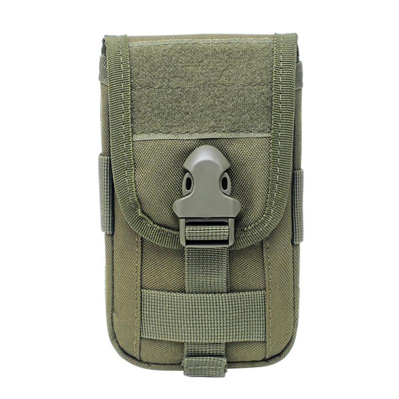 5.5 Inch Molle system Nylon Phone Bag Waterproof Belt Gadget Waist Bag Card Carrier Bag Travel Bag Pack Outdoor Tools-ebowsos