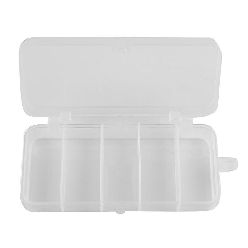 5/6/10/12 Compartments Storage Case Box Plastic Fishing Lure Spoon Hook Bait Tackle Box Small Accessory Box Square Fishhook Box-ebowsos