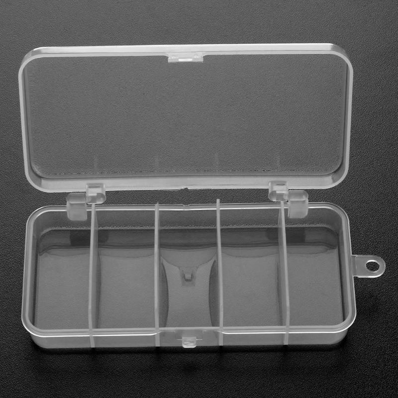 5/6/10/12 Compartments Storage Case Box Plastic Fishing Lure Spoon Hook Bait Tackle Box Small Accessory Box Square Fishhook Box-ebowsos