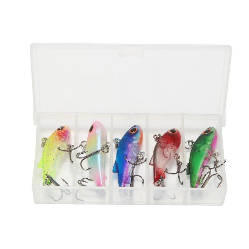 5-8pcs/set Fish Lure Bait Set Sea Fishing Lure Sinking Lure Fishing Tackle 4/4.5/5/11cm-ebowsos