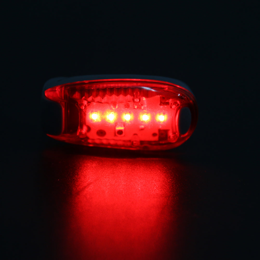 5 LED Bike Taillight Safety Warning Rear Lamp Backpack Running Lights Bike Light Bicycle Accessories Outdoor Sport Bicycle Rear-ebowsos