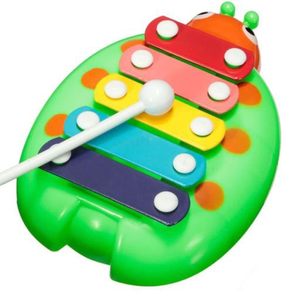 5 Note Musical Toys Wisdom Development Beetlet educational musical toys Christmas gifts for Baby Child Kids-ebowsos