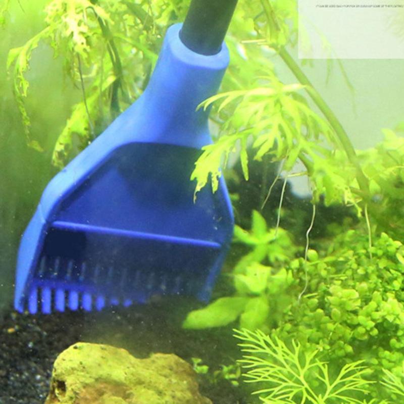 5 in 1 Fish Tank Cleaning Tools Durable Aquarium Fishing Net Gravel Rake Algae Brush Set Necessary Household Cleaning Supplies - ebowsos