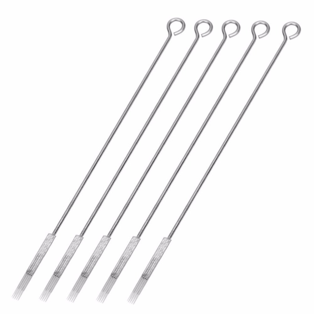 5 pcs/pack 9M1 Disposable Tattoo Needles 304 Medical Stainless Steel Permanent Makeup Needles Machine Kit - ebowsos