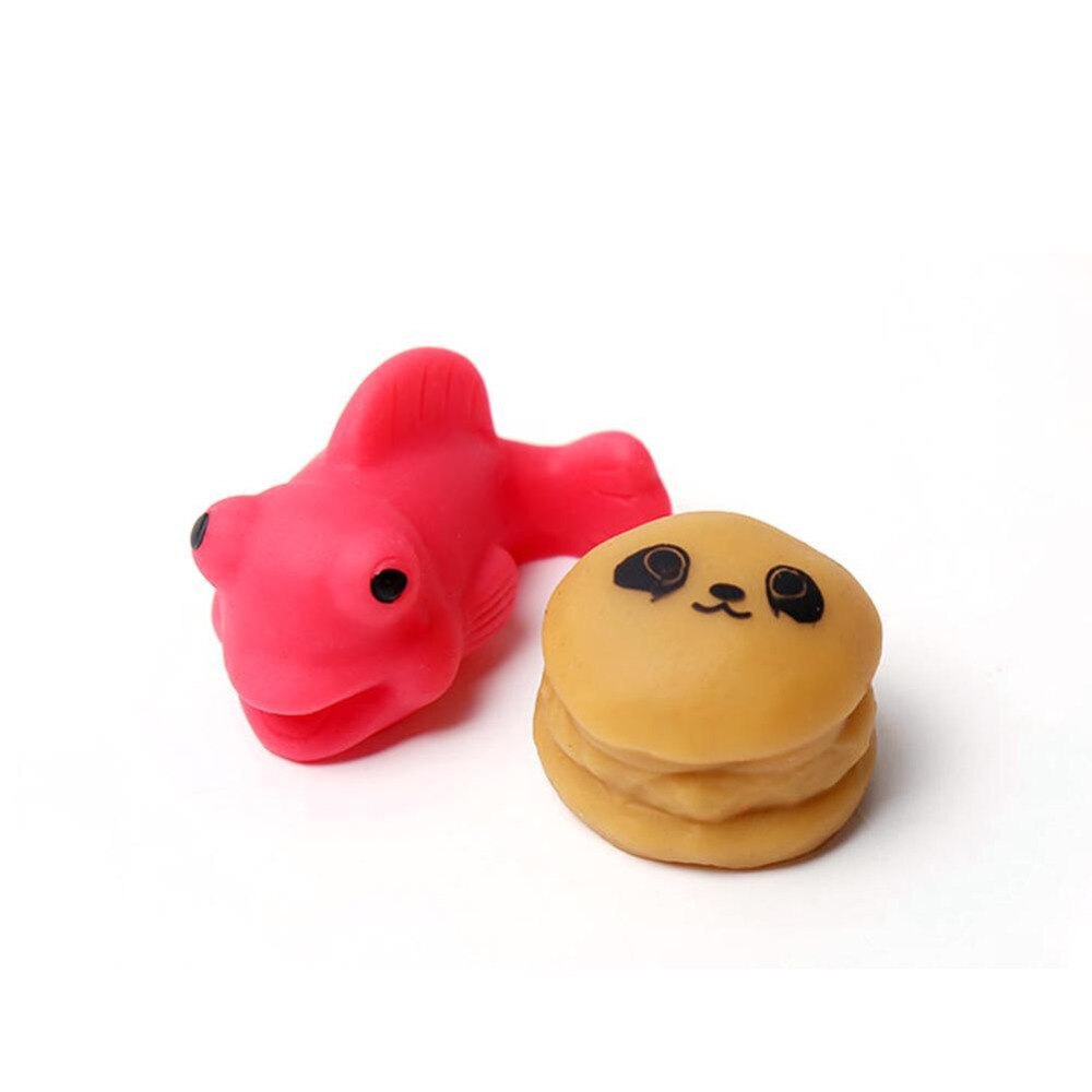 50 pcs/lot Squeeze Squeeze Animal Toy Slow Rising Cute Bread Cake Pendant Donut Charm Squeeze Cream Scented Cute Strap Random-ebowsos