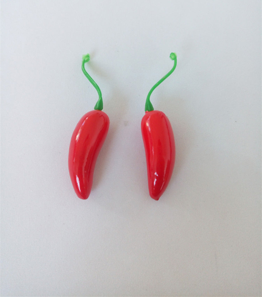 50PCS Artificial Pepper Realistic Foam Artificial Vegetable Fake Vegetable Simulation Mini Fruit And Vegetable Simulation Chili-ebowsos