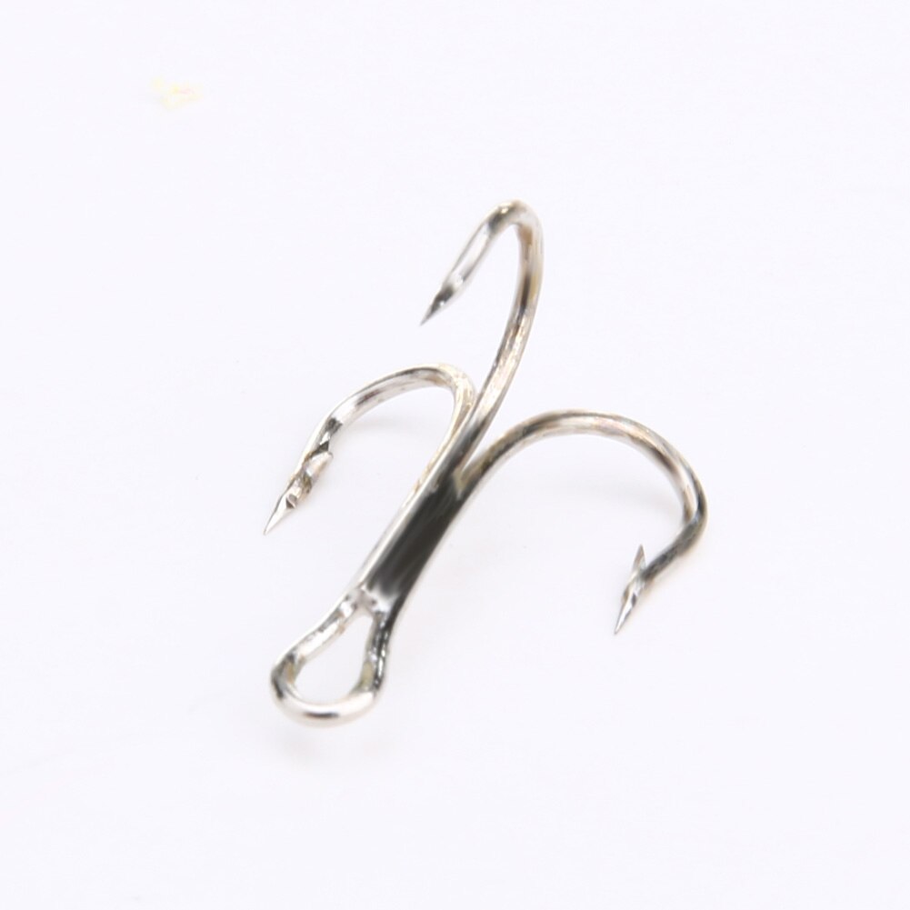 50pcs/set Barbed Crank Sharp Fishing Hooks Tackles with 3 Anchors High Carbon Steel Fishing Explosion Hook-ebowsos