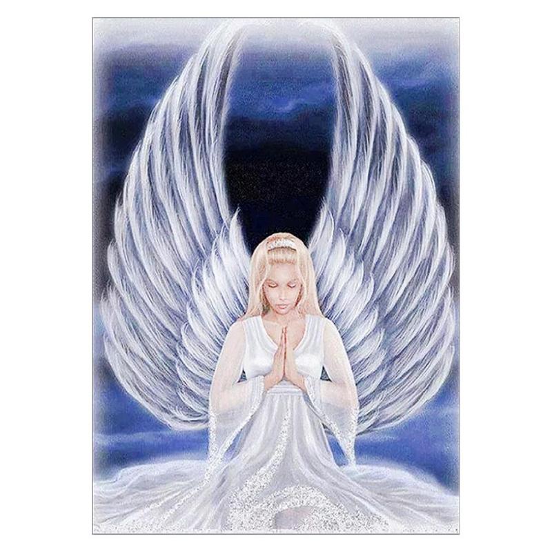 5D DIY Angel Wings Full Drill Diamond Embroidery Painting Cross Stitch Kits - ebowsos