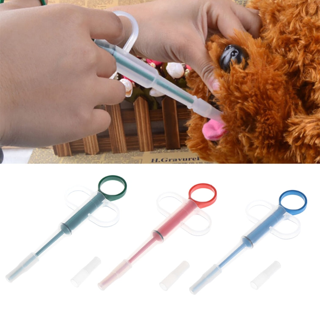 5PCS Dog Feeding Needle Multi-purpose Creative Pill Feeder Pet Syringe Kitten Water Milk Feeding Tools Pet Syringe Tool-ebowsos