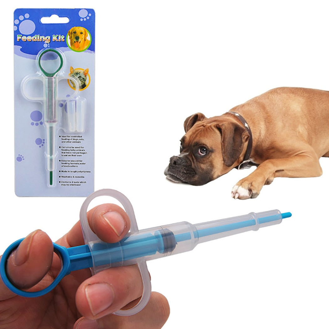 5PCS Dog Feeding Needle Multi-purpose Creative Pill Feeder Pet Syringe Kitten Water Milk Feeding Tools Pet Syringe Tool-ebowsos