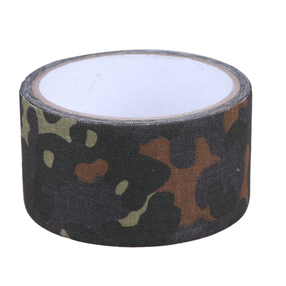 5cmx5m Camo Wrap Outdoor Hunting Bionic Tape Waterproof Speckle Camouflage Binder For Outdoor Survival-ebowsos