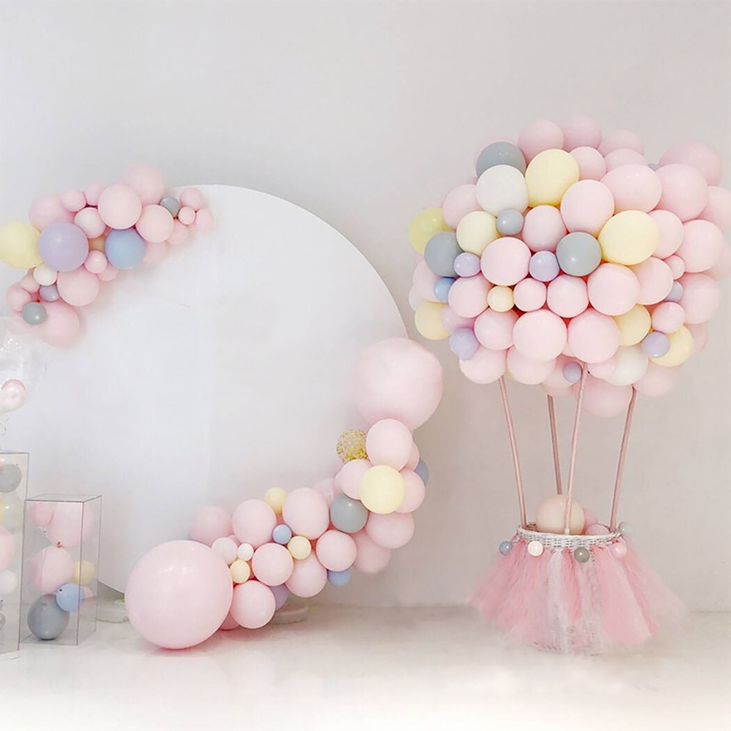 5m Balloon Arch Garland Decorating Strip Kit Balloon Tape Strip Tying Tool Ballon Dot Glue Easy Balloons Knot Tie-ebowsos