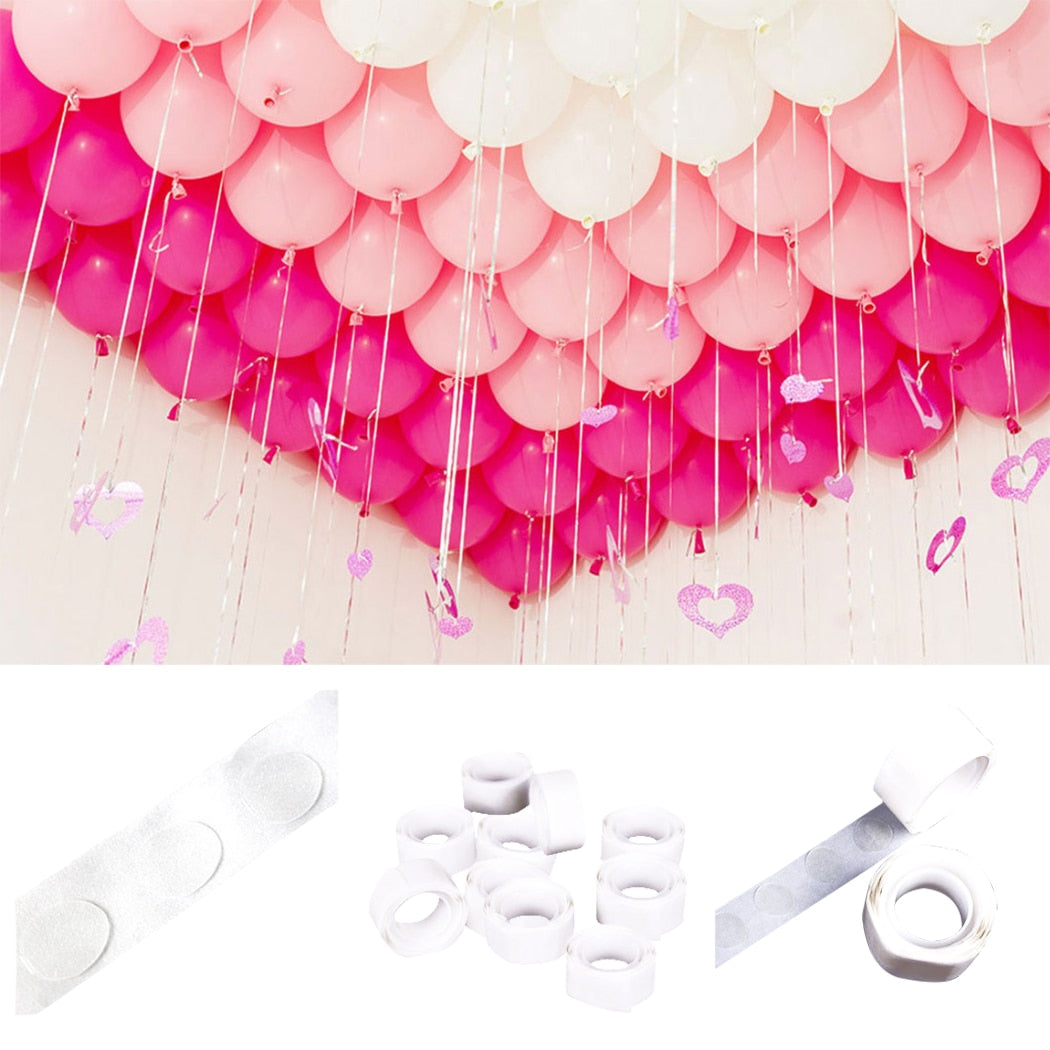 5m Balloon Arch Garland Decorating Strip Kit Balloon Tape Strip Tying Tool Ballon Dot Glue Easy Balloons Knot Tie-ebowsos