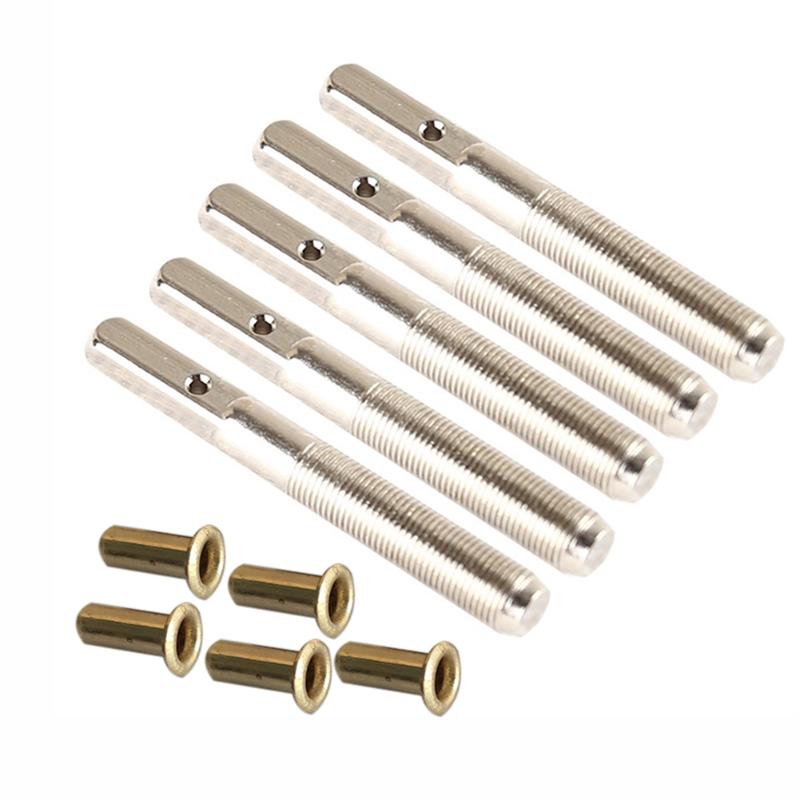 5pcs Heptachord Fixed String Screws Pins Lyre Small Harp Seven Ten String Pin Nails Musical Stringed Instrument Part-ebowsos