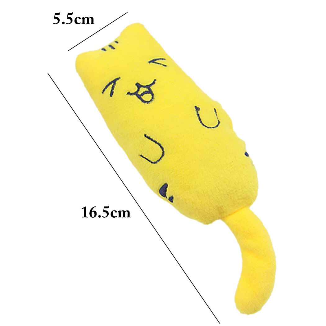 5pcs Safety Teeth Grinding Catnip Toys Funny Interactive Plush Cat Toy Pet Kitten Chewing Toy Claws Thumb Bite Pet Supplies-ebowsos