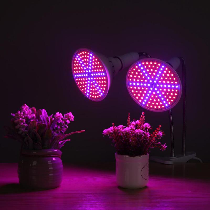 60/129/200/290LED Grow Light Plant Lamp Fitolamp Hydroponic Seedlings Clip Lamps for Indoor Garden Greenhouse Plants - ebowsos