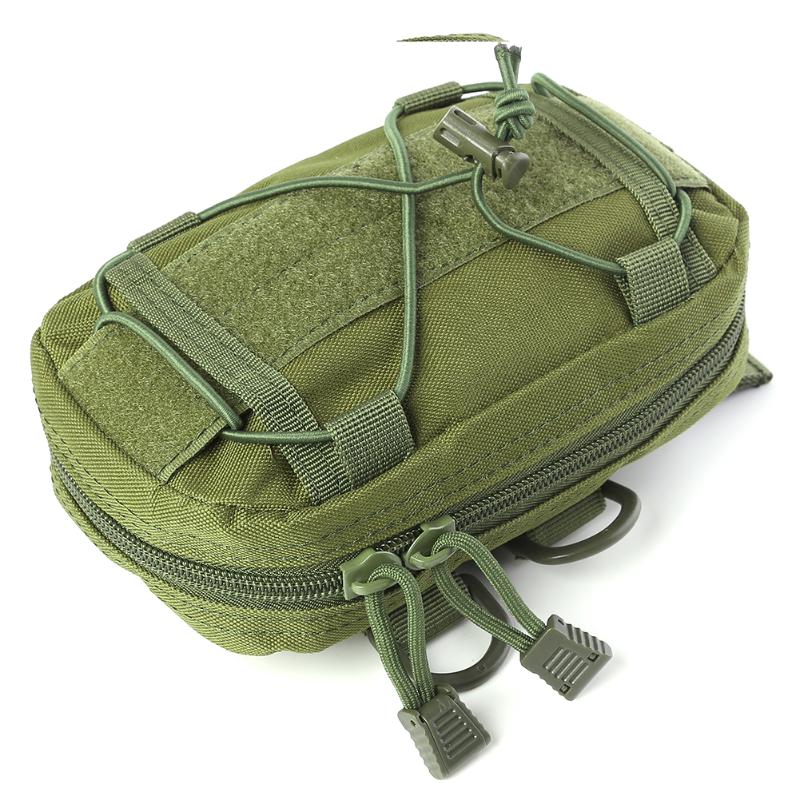 600D Outdoor Molle Bag Overall Style Design Simple and Generous Waist Shoulder Pouch Messenger Bag for Hunting Camping-ebowsos