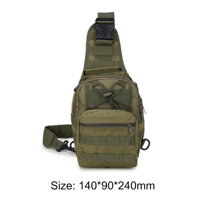 600D Oxford Cloth Hiking Camping Travel Crossbody Bags Casual Men Zipper Chest Packs Shoulder Messenger Bags-ebowsos