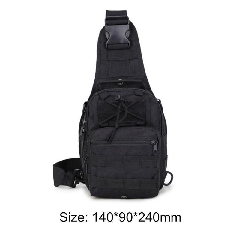 600D Oxford Cloth Hiking Camping Travel Crossbody Bags Casual Men Zipper Chest Packs Shoulder Messenger Bags-ebowsos