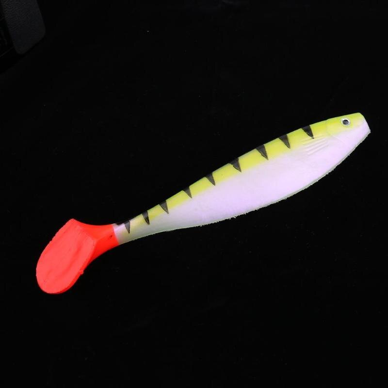 68g/24cm T Tail 3D Eyes Paddle Soft Large Fishing Lure Artificial Bait Fishing Tackle Tackle Mandarin fish Lure catfish Lure-ebowsos