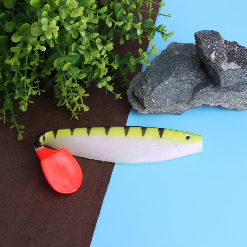 68g/24cm T Tail 3D Eyes Paddle Soft Large Fishing Lure Artificial Bait Fishing Tackle Tackle Mandarin fish Lure catfish Lure-ebowsos