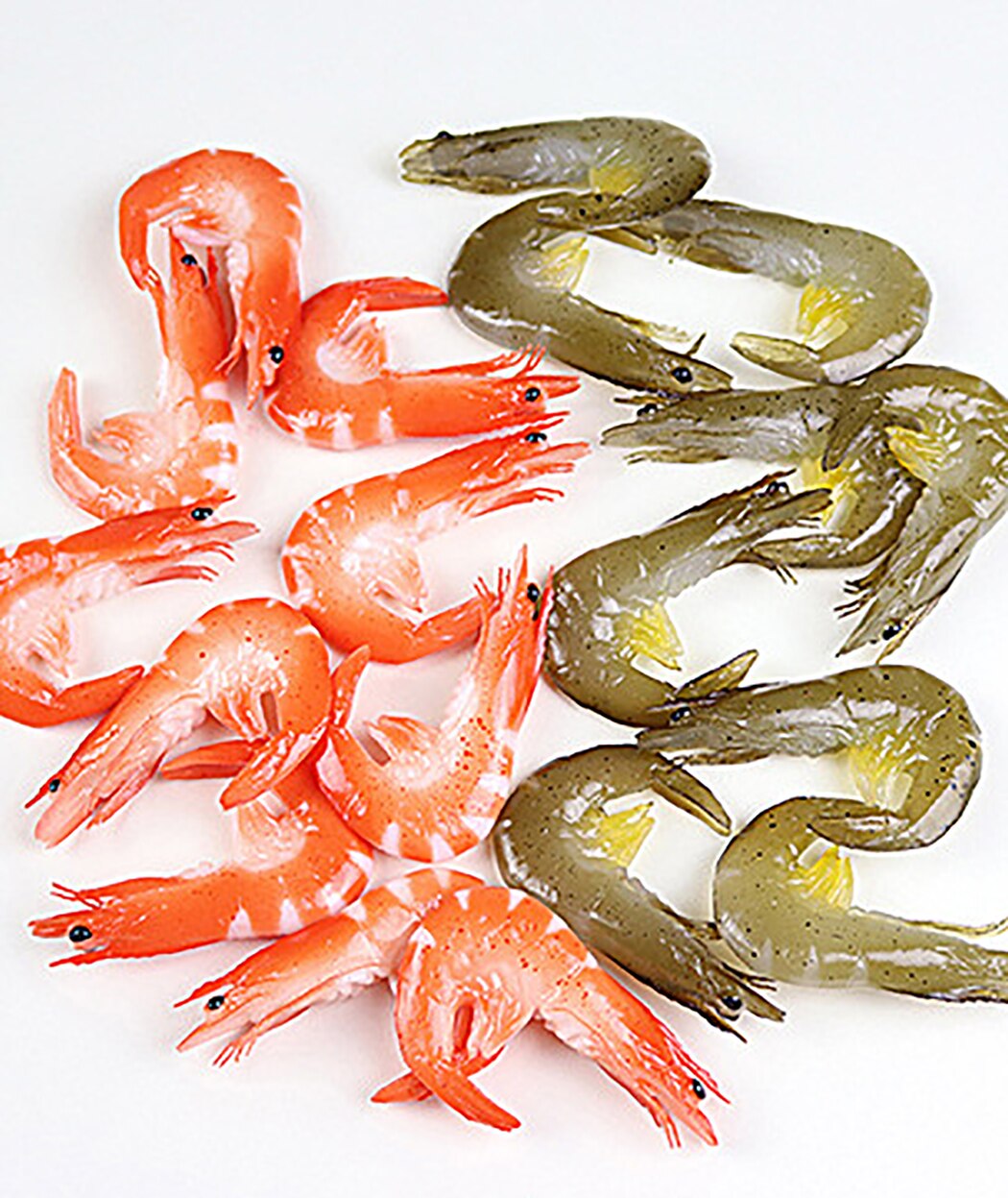 6PCS Simulation PVC Shrimp Simulation Lobster Crab Model High Imitation Shrimp Shooting Prop Fake Food Model Photo Props-ebowsos