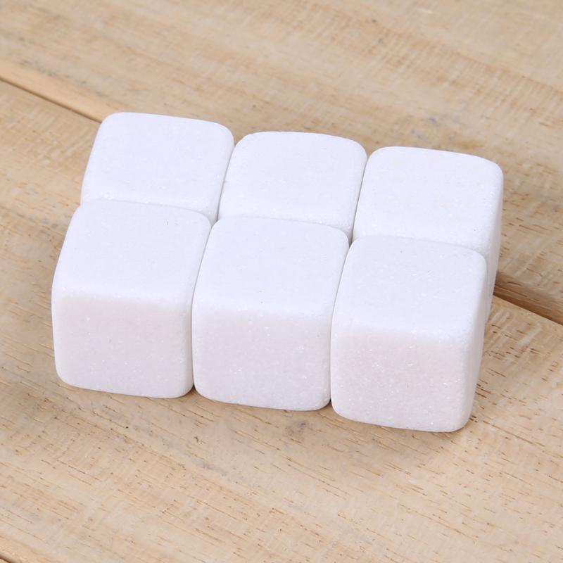 6Pcs Natural Whiskey Stones Rock Ice Stone Sipping Whisky Alcohol Cooler Wedding Favor Gifts Christmas Bar Accessories - ebowsos