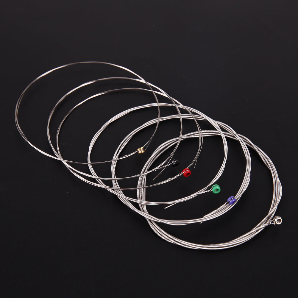 6pcs Guitar Strings for Electric Guitars 2017 Nickel Plated Steel String For Guitar Guitarra Accessories-ebowsos