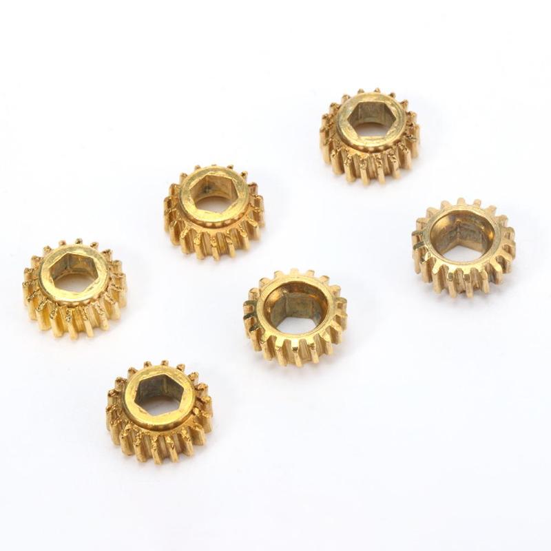 6pcs Tuners Tuning Pegs Machine Heads Mount Hex Hole Ratio 1/18 Gears for Guitar Instrument-ebowsos