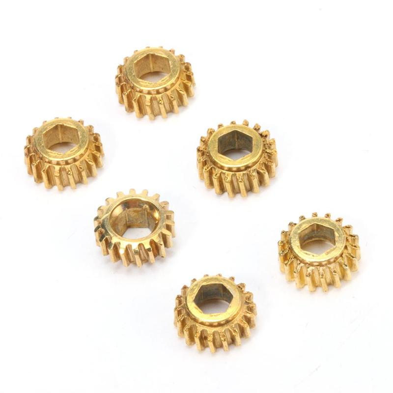 6pcs Tuners Tuning Pegs Machine Heads Mount Hex Hole Ratio 1/18 Gears for Guitar Instrument-ebowsos