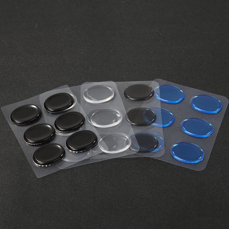 6pcs/set Silicone Snare Drum Mute Pads Drum Damper Effective Volume Reduction Mufflers Instrument Accessory 30x24x2mm-ebowsos