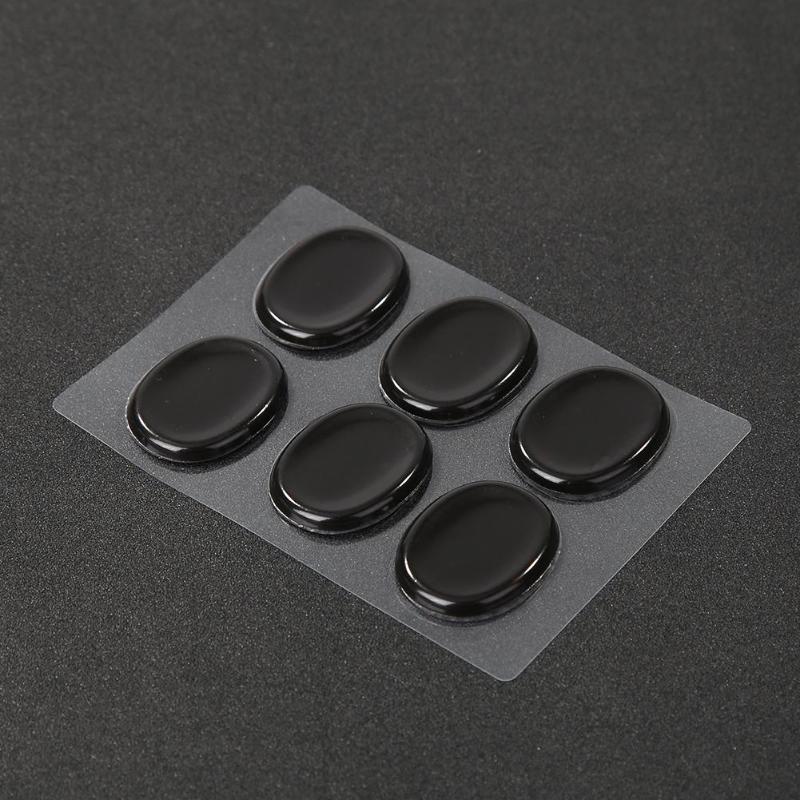 6pcs/set Silicone Snare Drum Mute Pads Drum Damper Effective Volume Reduction Mufflers Instrument Accessory 30x24x2mm-ebowsos