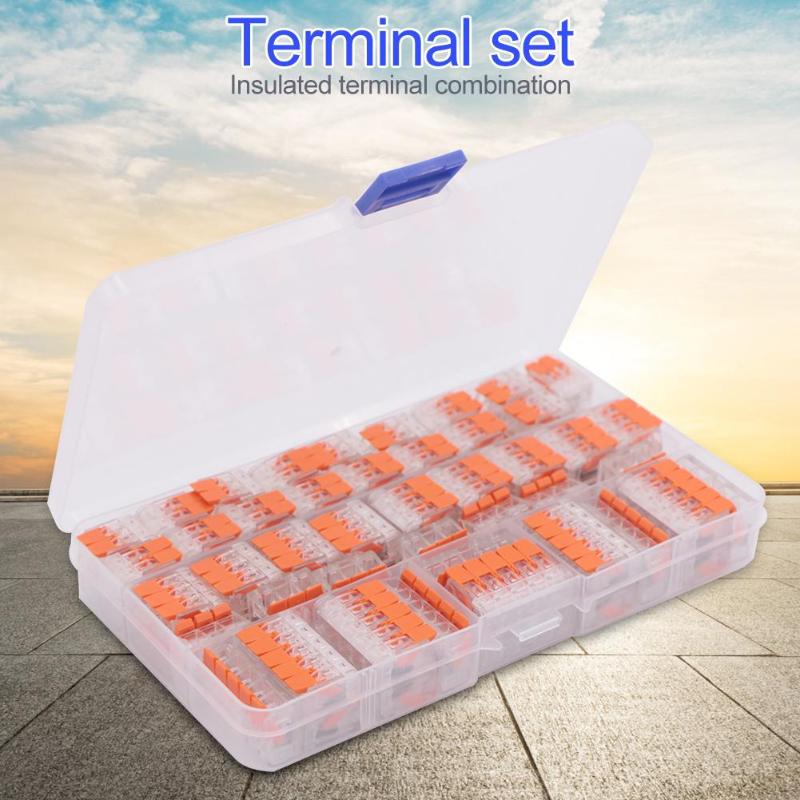 75pcs Cold Pressing Terminal Universal Compact Wire Wiring Connector Conductor Durability for Pump Speakers Mobile Phone - ebowsos