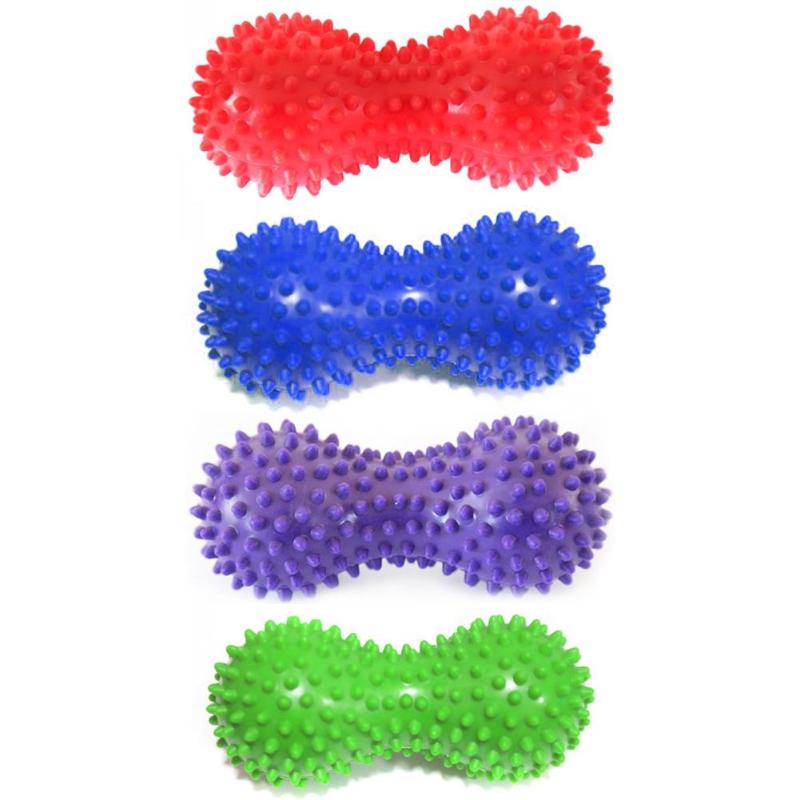 7CM Fitness PVC Hand Massage Ball Resistant Foot Spiky muscle Massager Trigger Point Foot Fitness Body Muscle Relex Apparatus-ebowsos