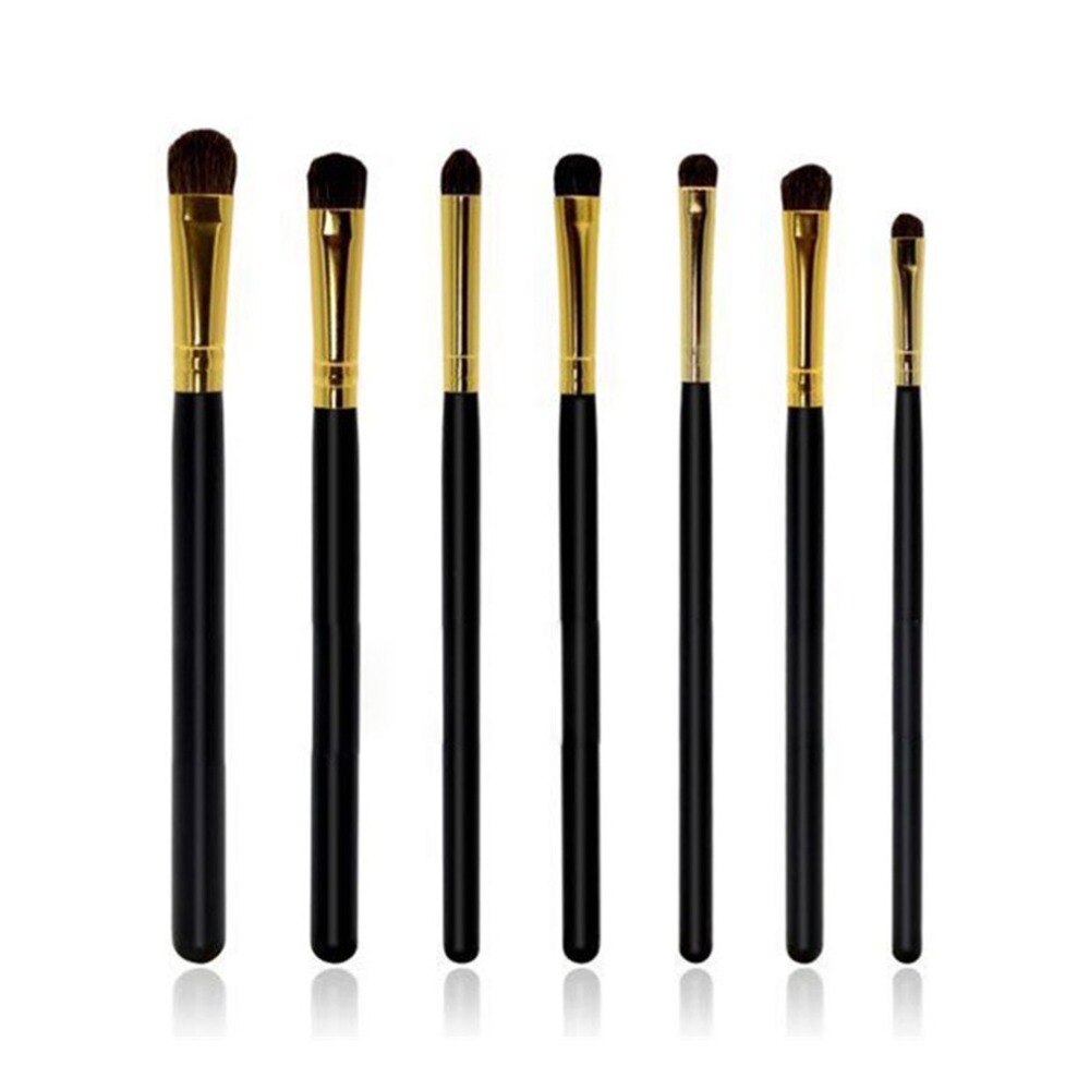 7PCS/SET Spiral Design Plastic Handle Beauty Makeup Brushes Cosmetic Foundation Powder Blush Make Up Brush Tool - ebowsos