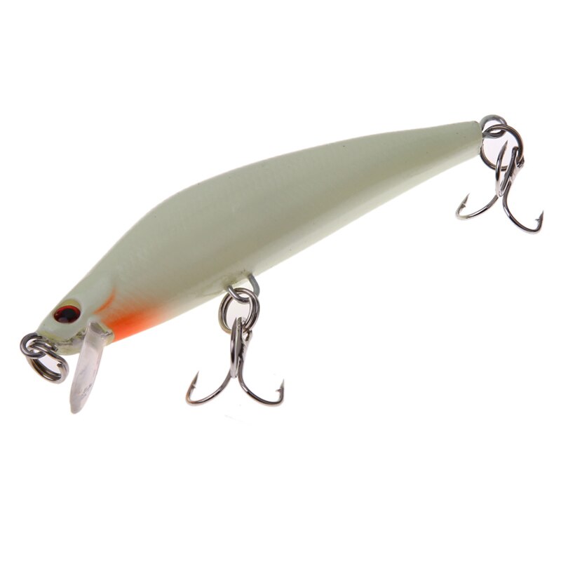 8.5cm 9g Fishing Lure 3D Luminous Night Fish Lure Isca Artificial Hard Bait Hook Tackle-ebowsos