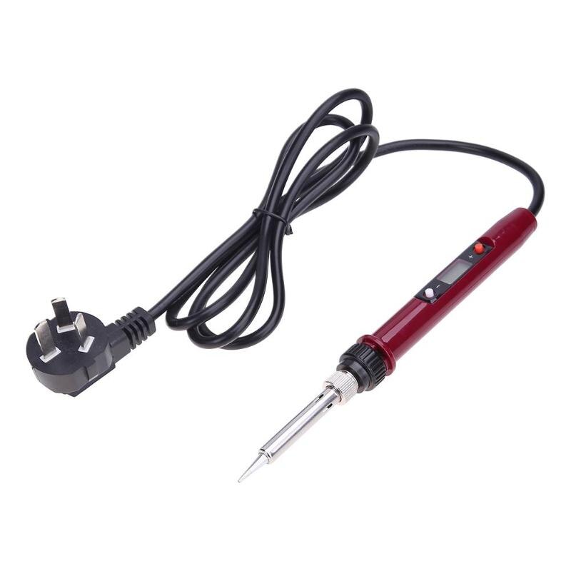 80W LCD Electric Soldering Iron Pen Adjustable Temperature Welding Tool - ebowsos