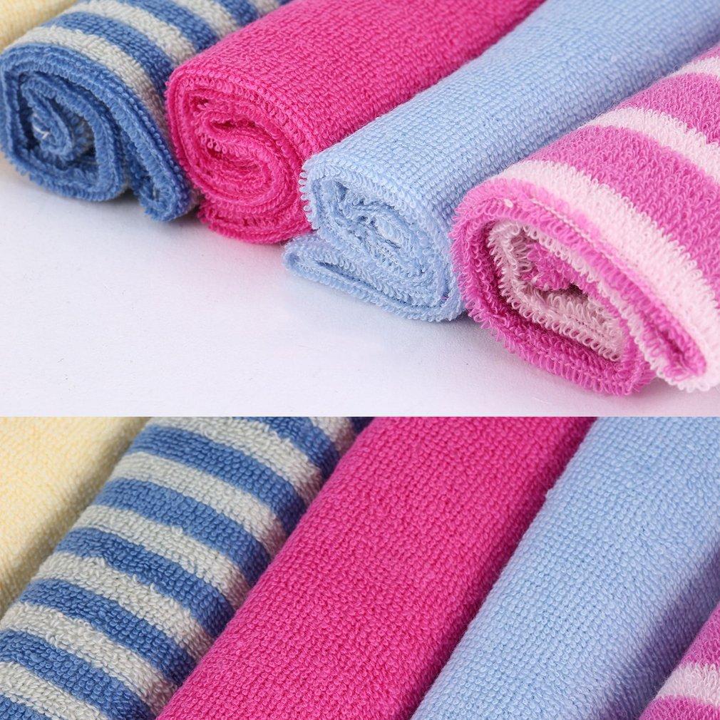 8Pcs Newborn Baby Infant Bath Towel Washcloth Bathing Feeding Wipe Cloth Soft-ebowsos