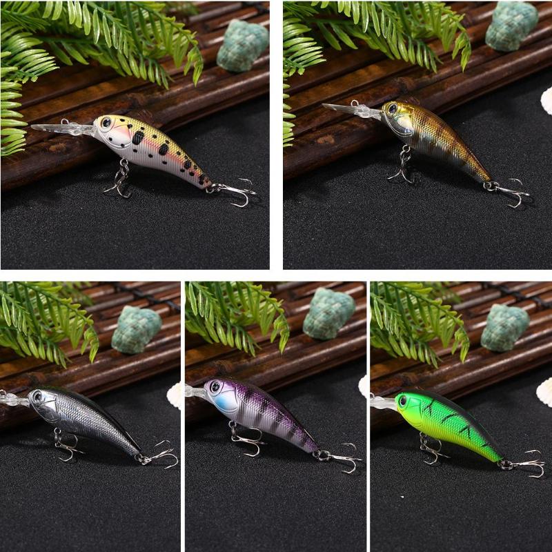 8cm 10g Outdoor Fishing Lure Hard Baits Lifelike Bionic Wobblers Crankbaits-ebowsos