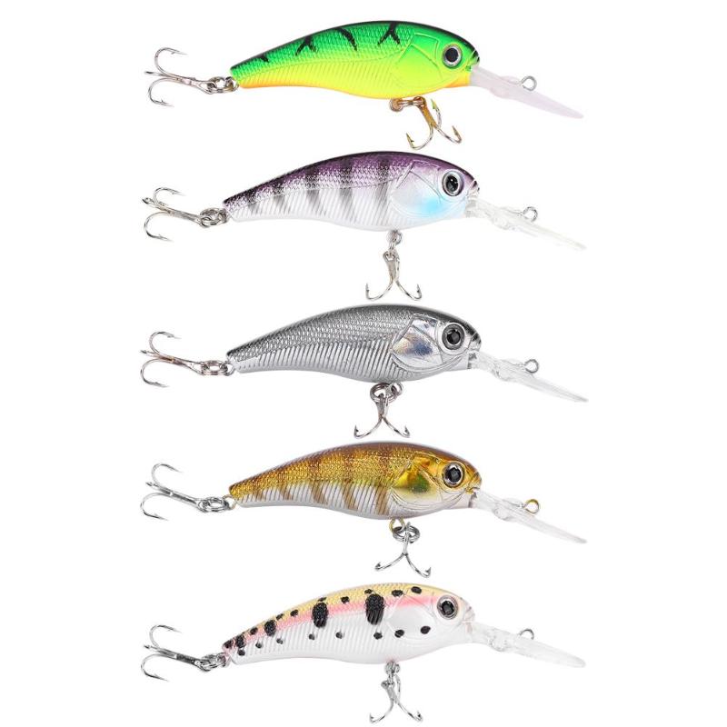 8cm 10g Outdoor Fishing Lure Hard Baits Lifelike Bionic Wobblers Crankbaits-ebowsos