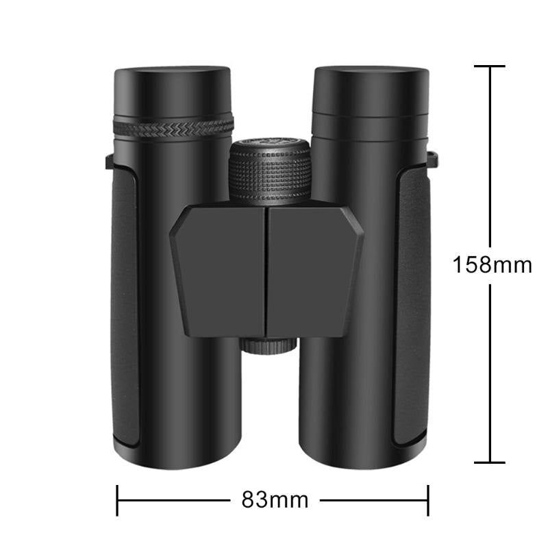 8x42/10x42 Portable Sighting Binoculars All Optical Glass Lens Waterproof Telescope for Outdoor Camping Hiking Travel-ebowsos