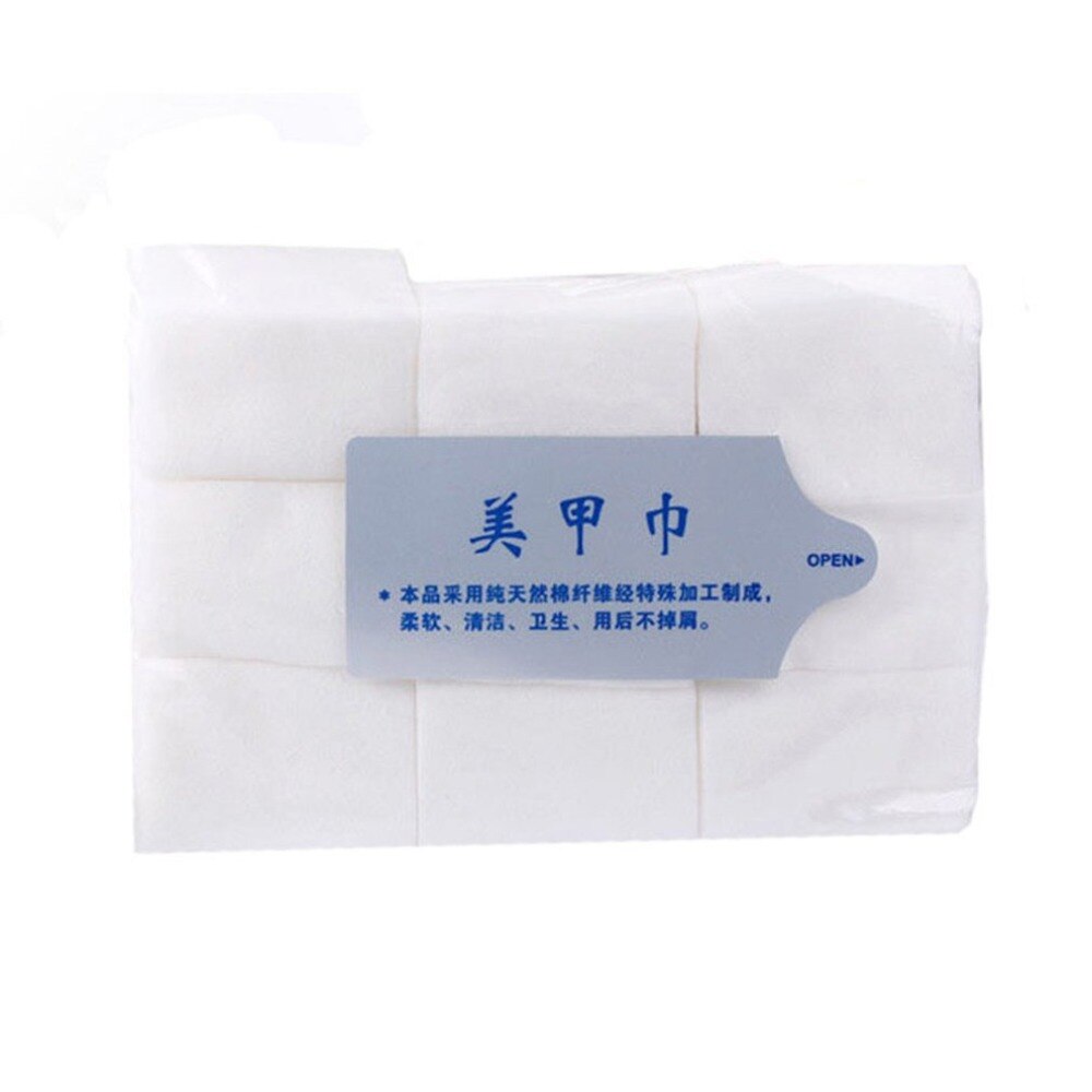 900pcs Nail Cotton Wipes UV Gel Nail Tips Polish Remover Cleaner Lint Paper Pad Nail Art Cleaning Manicure Tool - ebowsos