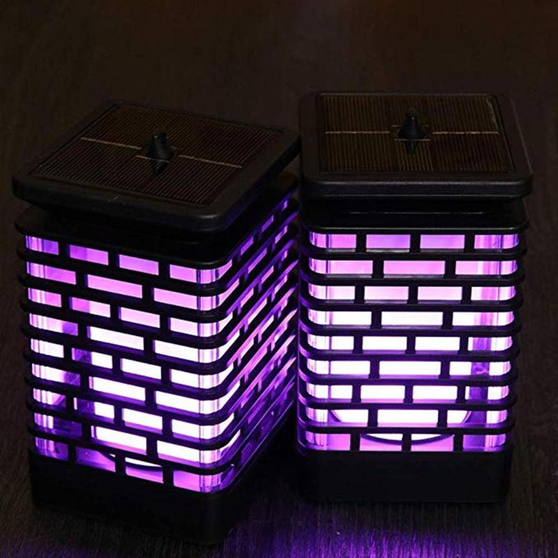 99LED Solar Light Outdoor Hanging Lantern Flicking Flame Light Garden Torch Lamp IP65 Waterproof Rating Eco-friendly Lights - ebowsos