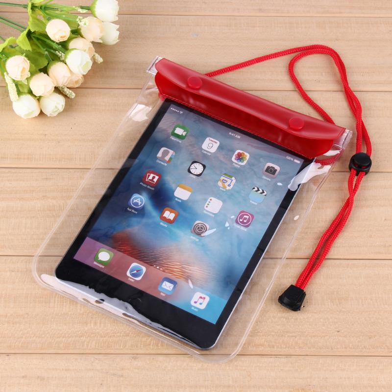 Three Layers Sealing Universal Outdoor Waterproof Mobile Phone Tablet Bag Case Large Pouch Diving Swimming Storage Cases - ebowsos