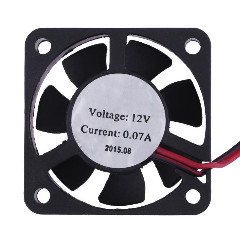 12V Mini 2 Pin Cooling Computer Fan 40x40x10mm Sleeve Bearings Brushless Cooling Cooler for MK8 Ultimakr for RepRap - ebowsos