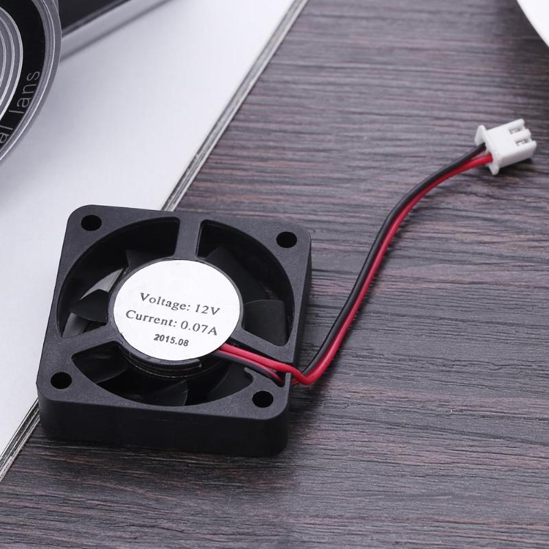 12V Mini 2 Pin Cooling Computer Fan 40x40x10mm Sleeve Bearings Brushless Cooling Cooler for MK8 Ultimakr for RepRap - ebowsos