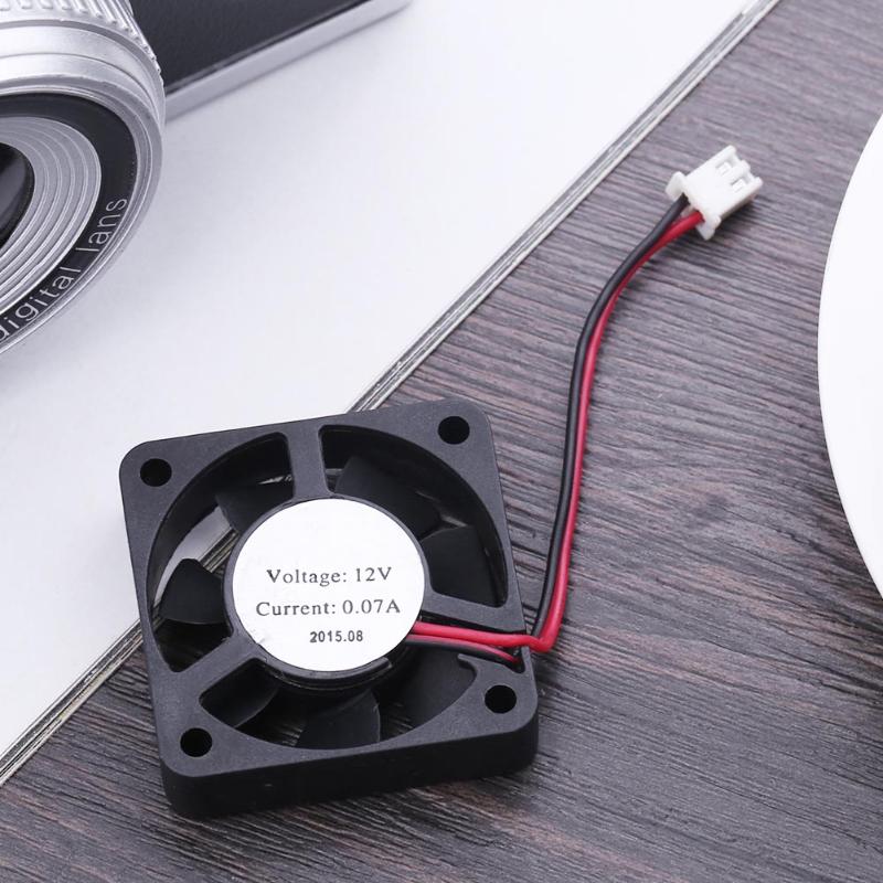 12V Mini 2 Pin Cooling Computer Fan 40x40x10mm Sleeve Bearings Brushless Cooling Cooler for MK8 Ultimakr for RepRap - ebowsos