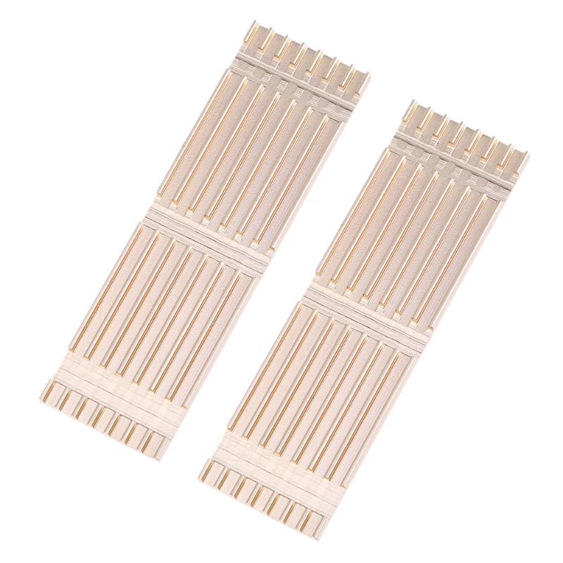 2Pcs Aluminum Passive Cooling Heat Sinks Heat Dissipation Radiators for M.2 NGFF SSD With Rubber Bands Thermal Pads - ebowsos