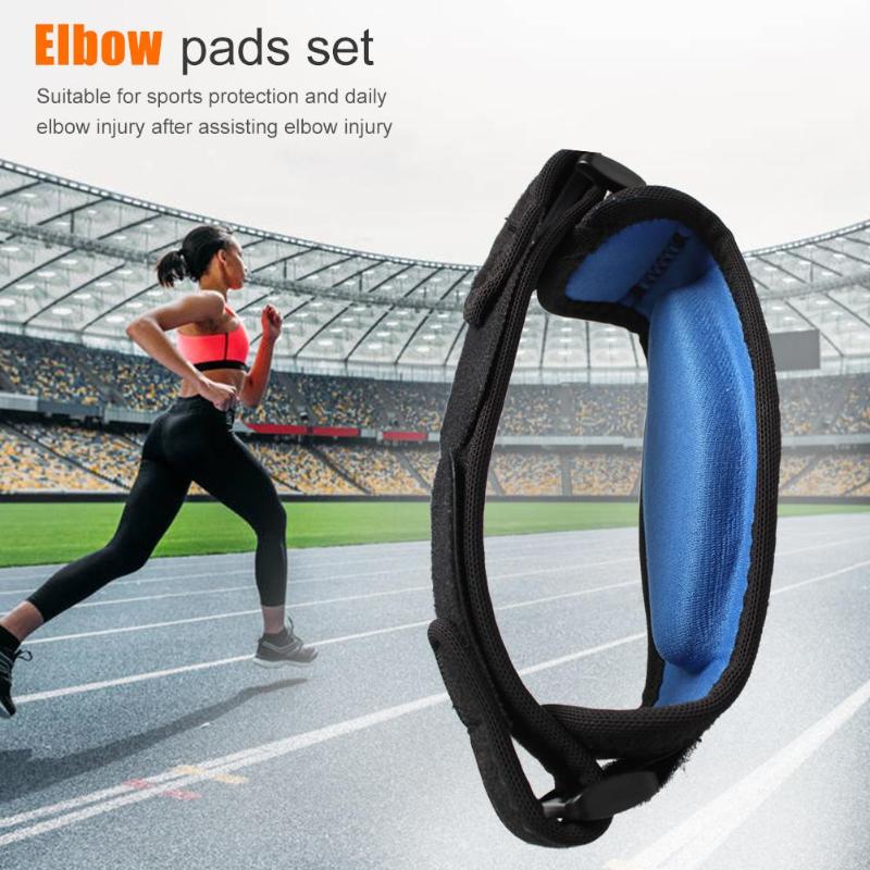 Adjustable Elbow Pads Elbow Support Protector Fitness Adjustable Elbow Pad Muscle Pressurized Protective Belt Sports Safety-ebowsos